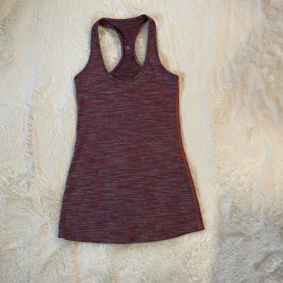 Lululemon Cool Racerback Multicolour Tank Top - Picture 6 of 11
